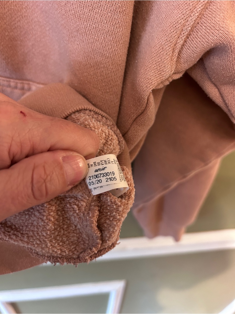 Aerie oversized Hoodie - Dusty Rose XS - Picture 5 of 8